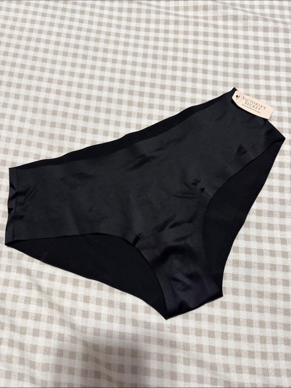 Victoria's Secret Black Seamless High-Waist Brief Panty